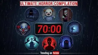 70 Min Horror Marathon: 8 Terrifying Stories with Rain Sounds for Sleep Meditation #asmr #horror