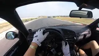 BMW E36 328i DRIFT OnBoard PIZZA DRIFT / TOR KRZYWA POV