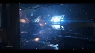 Star Citizen VFX - AEGS Hammerhead interior emergency state