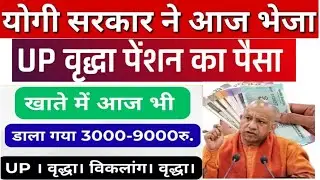 यूपी वृद्धा पेंशन बड़ी खबर। Up Pension Payment Release।