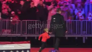 Donald Trump and Elon Musk at Pre Inauguration Rally