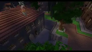 Minecraft survival Villa Rosa Monteriggioni timelapse build PART 12 Third4th of City