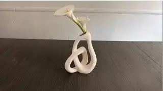 Modern White Ceramic Flower Vase - Amazon Home Decor Find