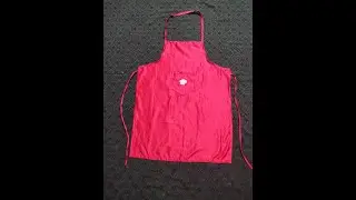 Kitchen Apron Cutting And Stitching In Simple Method  | Kaviya New World
