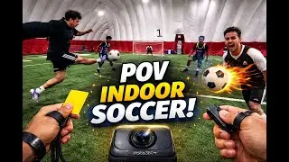 Referee POV Football Match (Ref Cam) | York Lions Stadium