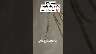 tie-On waistbeads 🔥 #fyp #bangles #waistbeads