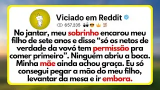 No Jantar, Meu Sobrinho Encarou Meu Filho De Sete Anos e Disse &ldquo;S&oacute; Os Netos De Verdade Da Vov&oacute;...