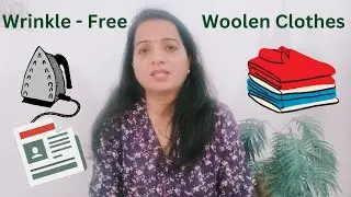 How to Wrinkle-Free Woolen 🧶 Clothes | Easy Tips & Tricks | #poonamsmartghar 