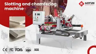 Stone Grooving Machine DEMO: How to Cut Marble/Granite Slots 3x Faster (Save 50% Labor Cost!)
