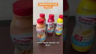 Premier Protein Shake HAUL! comment the best flavor :D