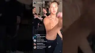 cameron dallas on taylor instagram live