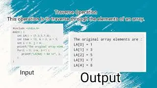 Discuss the limitations or Arrays, Traverse, Insertion, Deletion and Search
