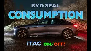 BYD Seal Consumption Test with iTAC on vs off