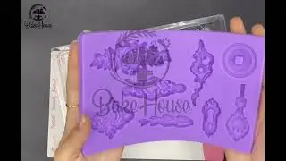 Bake House | Lock & Key Silicone Fondant & Chocolate Mold Sheet | Bake House