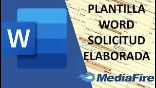 GRATIS Solicitud de empleo EDITABLE POR WORD MEDIAFIRE