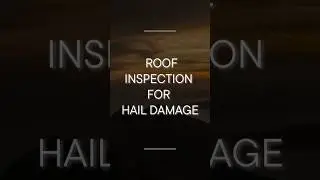 ense&ntilde;ando como hacer un roof inspection for hail damage