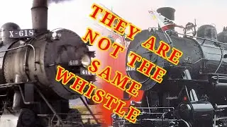 The REAL Whistles Of 618 And 4466