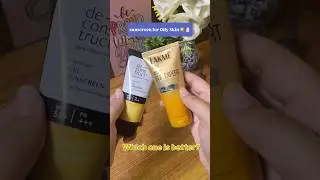 Lakme vs Deconstruct Gel Sunscreen🔥  Best Gel Sunscreen for summers☀️?
