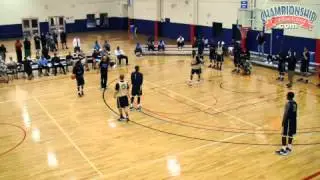 Secondary Break into Half Court Offense