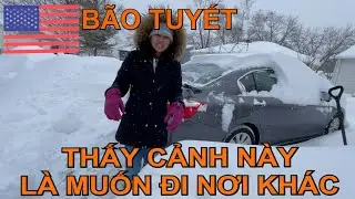 B&atilde;o Tuyết Ở Mỹ- Minnesota, M&ugrave;a Muốn Dời Đi Nơi Kh&aacute;c V&igrave; Qu&aacute; Mệt Với Cảnh N&agrave;y?