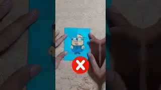 minions paper folding game 🍌🍌paper  puzzle game  #youtubeshorts #puzzlegame #diy #viral #trending