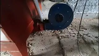 Fornalha a Cavaco. Mostrando como funciona.
