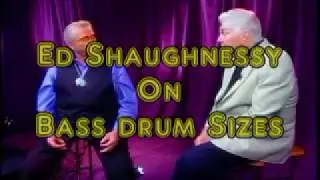 Ed Shaughnessy on Bass Drum Sizes