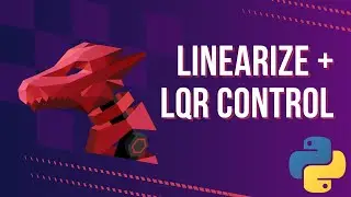 Linearizing System and LQR Control in Drake (Python Tutorial 3)