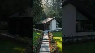 Modern Nature Escape: Forest Home Serenity