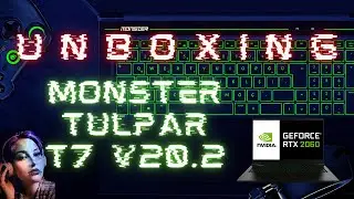 Unpacking Laptop Monster Tulpar T7 v20.2