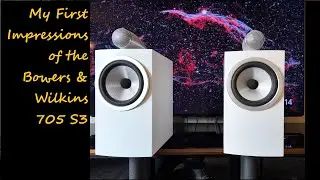 Unwrapping an open box pair of Bowers & Wilkins 705 S3 and first impressions