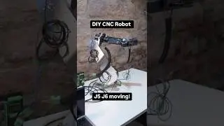 DIY CNC Robotic Arm with Cycloidal Drives - Joint 5 and 6 moving!