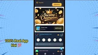 New Earning palatfrom today earning app Best earning app 