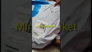 winter mink blanket unpacking#Shorts