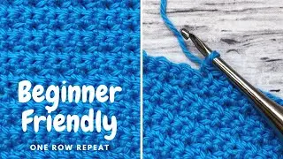 Front and Back Loop Single Crochet | Easy Tutorial