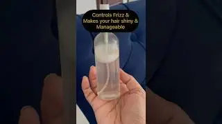 😱Leave in hair serum for Frizz free hair at home/homemade hair serum for damaged & dry hair #viral