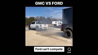 New GMC Duramax Wins Tug Of War Against A New 6.7 Powerstroke Dually! #diesel #gmc #ford
