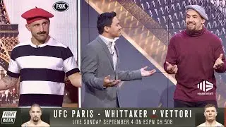 French lessons with Alex Volkanovski & Rob Whittaker  I  UFC Paris  I  Fight Week on Fox Sports