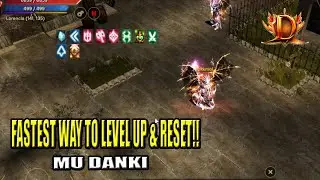 Fastest way to Level Up & Reset - MU Danki (Filipino)