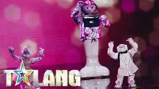 Robotgänget LiU dansar sig genom decennierna i Talang 2017 - Talang (TV4)