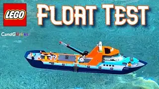 Испытание лодки LEGO Arctic Explorer на плаву!