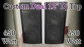 Dual 12'' Top 450 Watts Custom Bass Speaker