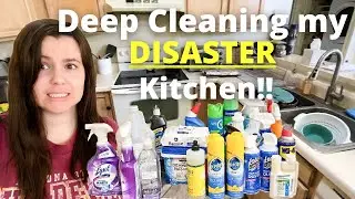 *SATISFYING* DEEP CLEANING MY KITCHEN | DECLUTTER & ORGANIZE | CLEAN WITH ME | 2021