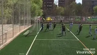 Saque de esquina para el Infantil (TVPe&ntilde;alver)