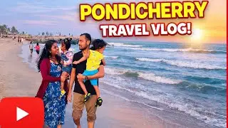 Pondicherry trip 🌊new year 2026 #pondicherrytour #officialranichandra #twincebaby 