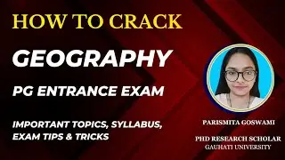 Geography Last Day's Preparation Tips & Tricks || PG Entrance Exam 2024 || GU,DU,CU📌