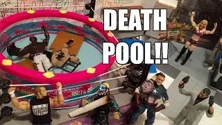 GTS WRESTLING: Dead Pool 2! WWE Figure Matches Animation! Mattel Elite Action Figure Toys