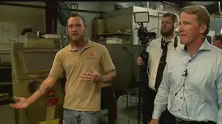 John Husted visits local company to introduce new program