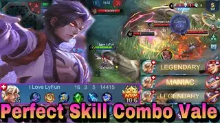 PERFECT SKILL COMBO VALE 2021 - VALE BEST DAMAGE BUILD 2021 | TOP GLOBAL VALE FULL GAMEPLAY | MLBB