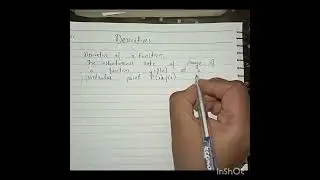 Define Derivatives